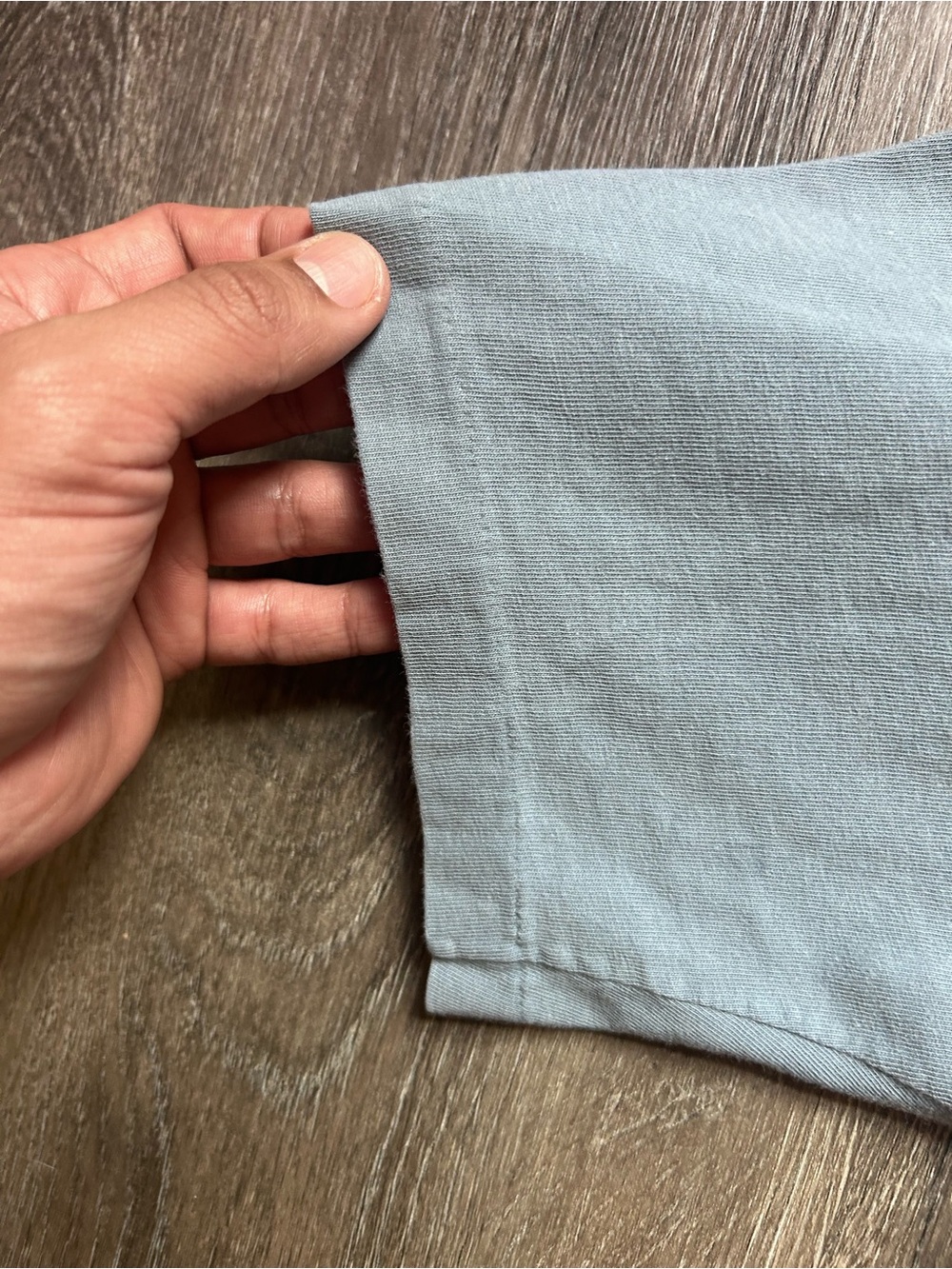 Vintage 90s Gap Original Pocket-T Sz Large Gray Made In USA Single Stitch - Picture 3 of 7